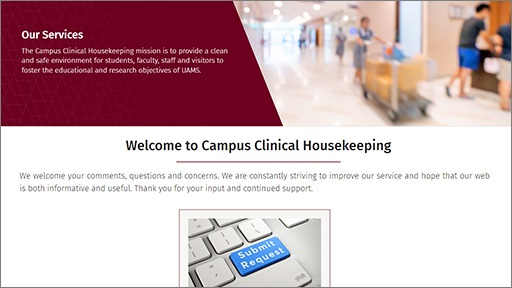 UAMS Housekeeping and Transport Services department